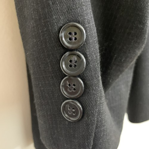 Haggar Men's 44S Short Black Faint Checkered 3 Button Suit Jacket Blazer Coat - Picture 9 of 9