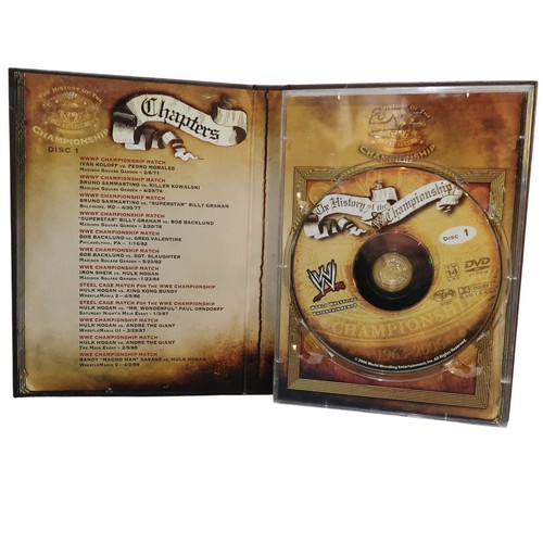 WWE History of the Championship 3-Disc DVD Set Wrestling Hulk Hogan 2006 - Bild 4 von 4