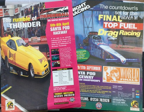 Santa Pod Raceway Event Flyer