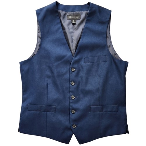 INC International Concepts men's vest slim fit blue size S