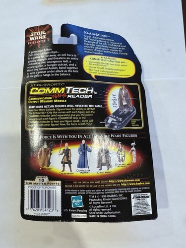 Hasbro Star Wars Episode 1 Ki Adi Mundi Actionfigur Commtech 1998 - Bild 2 von 2