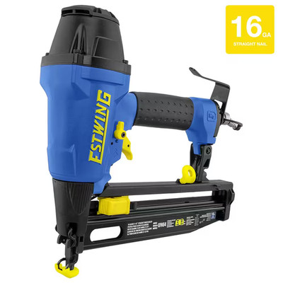 Pneumatic 2-1/2 In. 16-Gauge Straight Finish Nailer with Canvas Bag