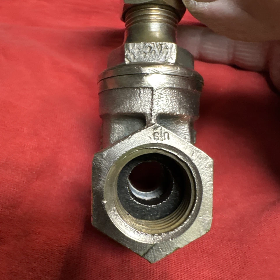 Vintage N.O.S. Schaible nonRising Stem Globe Valve 1/2" Industrial/Steampunk - Image 3 of 4