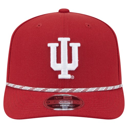 Hoosiers Uomo New Era Crimson Indiana Game Day Multi-Rope 9SEVENTY Elasticizzato-Snap - Foto 2 di 6