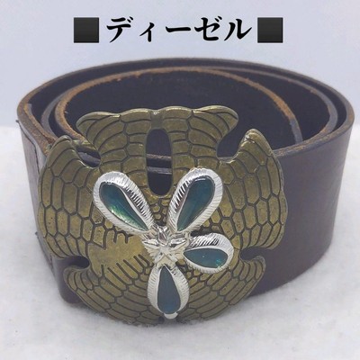 Vintage Diesel Men Belt Genuine Leather Luxury Classic