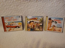 Lot Of 3 Bear Family Records Germany Summer Beach Themed CDs - 30s 40s 50s 60s