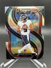 🔥 2024 Panini Select Michael Penix Jr Silver Die-Cut #110 Rookie RC 🔥