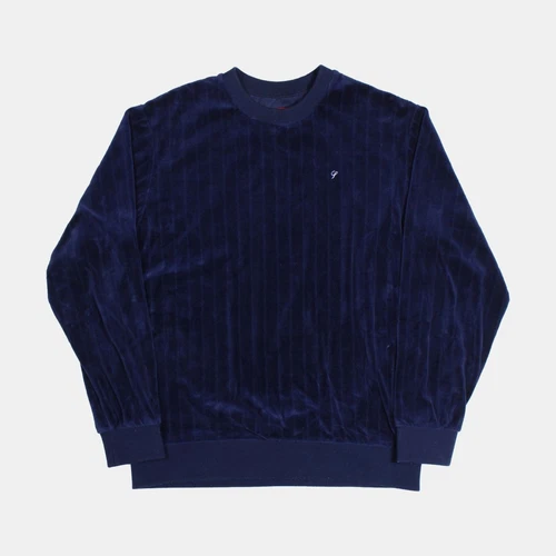 Sweat velours suprême / Taille M / Homme / Bleu / Coton
