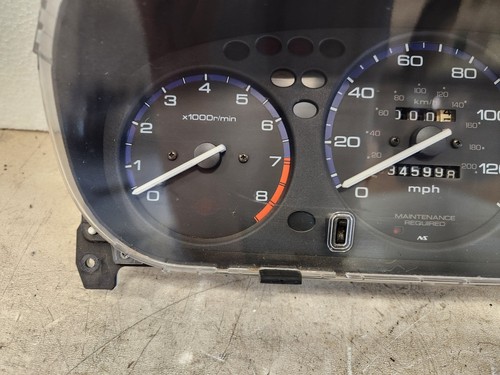 1996-2000 Honda Civic EX Vtec M/T Instrument Cluster Speedometer No Abs - Picture 3 of 15