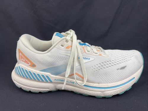 Brooks Adrenaline GTS 23 Laufschuhe Coconut Papaya blau Damengröße 7,5 - Bild 1 von 13