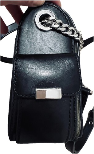 Michael Kors Scout Collection Black Leather Camera Bag Crossbody - EUC - Bild 6 von 10