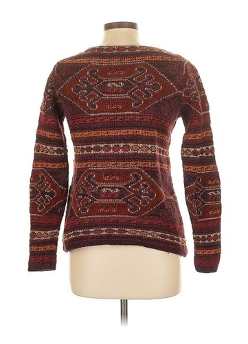 Maglione tappeto vintage Ralph Lauren misto lana ciniglia Southwestern donna L Petite - Foto 2 di 8