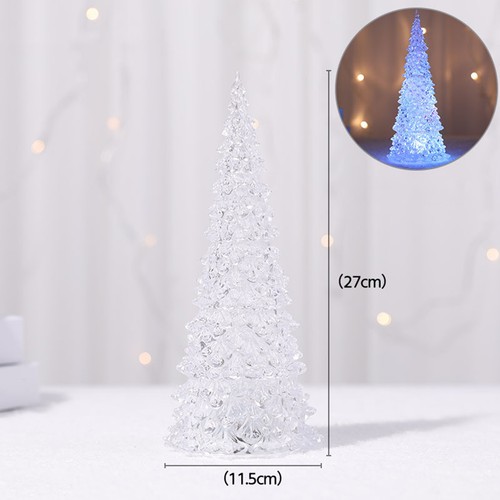 27CM Light Up Christmas Tree Colorful Lighting,Acrylic LED Desktop Xmas Tree  - Bild 8 von 25