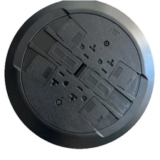 Legrand Wiremold RC4atbck  Brass Poke-Thru Device Receptable Multi-Outlet