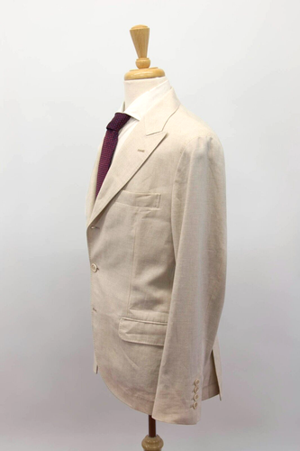 NWT$4495 Brunello Cucinelli Men's Mini Houndstooth Print Sport Coat 48/38US A248 - Picture 2 of 10