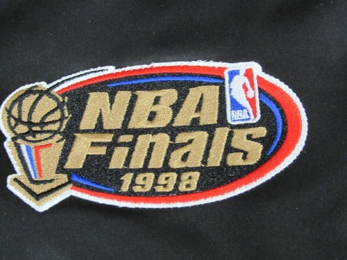 6X Champs 1998 Chicago Bulls Mens Mitchell & Ness Heavy Satin Snap Jacket $175 - Picture 3 of 11