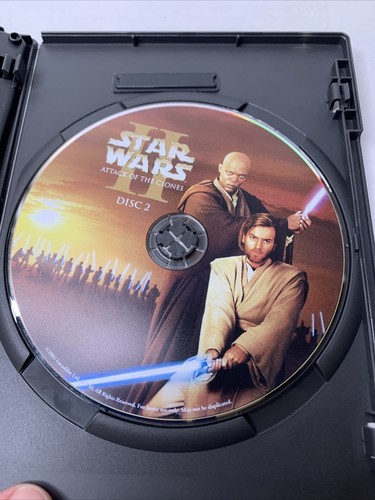 Star Wars Episode II Attack of the Clones 2 Disc DVD Movie Set Extra Features - Picture 5 of 6