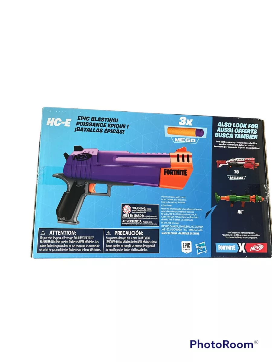 HC-E Mega Dart Blaster Nerf Fortnite E7510 Toy Gun