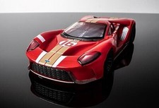 AFX 2022 Ford GT Heritage #16 Slot Car (Red) - HO Scale Slot Car - #22067