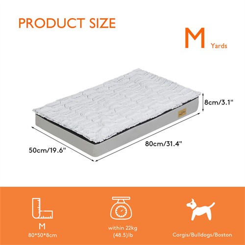 Waterproof Orthopedic Dog Bed with Washable Cover Large Pet Bed Mat Anti-Scratch - Picture 13 of 17