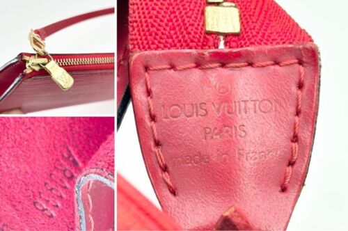 Louis Vuitton Tasche Pochette Epi M52947 Rot Leder Kastilisch Ohne Box - Bild 10 von 10