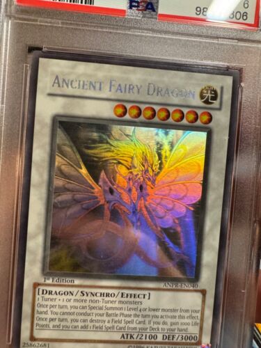 Ancient Fairy Dragon ANPR-EN040 1st Edition Ghost Rare YuGiOh 5Ds - PSA 6 - Picture 3 of 10