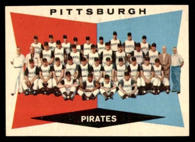 1960 Topps Baseball #484 Pittsburgh Pirates Team NM/MT *g2