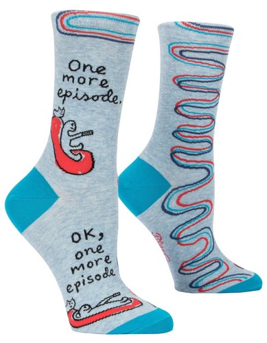 BlueQ Funny Women's Crew Socks in 20+ Hilarious Design Styles, Fits Shoe 5-10 - Picture 224 of 249