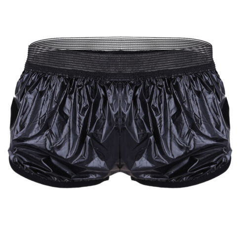 Slip pantaloni bikini ad asciugatura rapida da uomo rete palestra - Foto 54 di 55