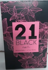 Rue21 21 Black Perfume Spray 1.7 fl oz/50 ml Women's Fragrance Spray