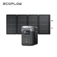 EcoFlow DELTA 2 1024Wh LFP Power Station+220W Solar Panel Solar Generator