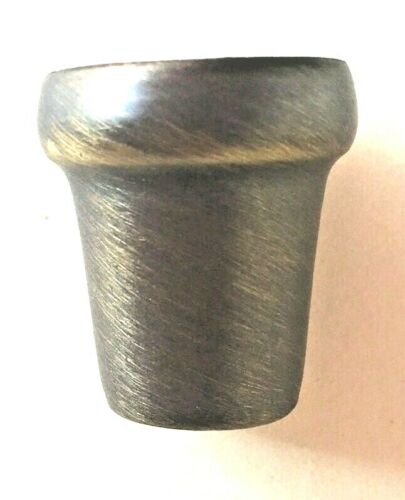 LOT OF 2: NEW 7/8" SPUN SOLID BRASS NECKS ANTIQUE BRASS FINISH lamp parts - Picture 3 of 6