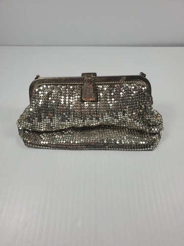 Whiting Davis Mesh Purse Vintage Art Deco (T) - Picture 12 of 15