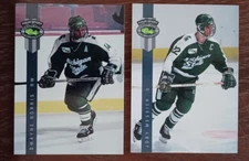 Pair of 1992 Classic Games Hockey Cards - #195 Dwayne Norris & #196 Joby Messier