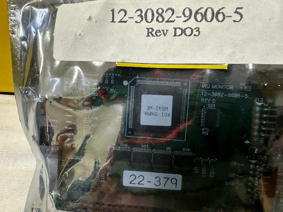 3M 12-3082-9606-5 Rev D PC/104 IRQ Monitor Expansion Card 3M-IRQM 9606D-I04 New - Image 3 of 4