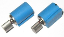 2 X Motorola Vibrator Motor - 3V DC - Vibrating Motor - 3 VDC - Rubber Boot