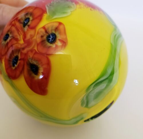Lampada Olio Millefiori Vetro Arte Murano Vintage Diffusore Profumo Soffiato a Mano Italia - Foto 8 di 9