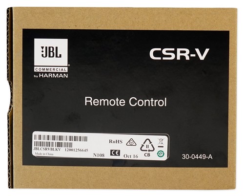 JBL CSR-V Black Wall Volume Controller For Select CSM/CSMA/VMA Mixer Amplifiers - Picture 4 of 4