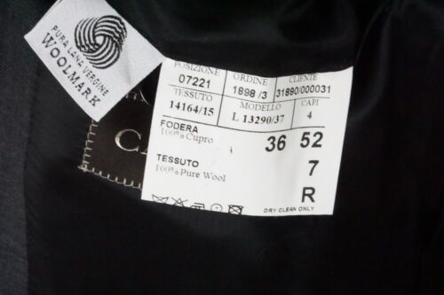 Canali Brown Label Gray Plaid 100% Wool Sport Coat Jacket Sz 42R - Picture 8 of 8
