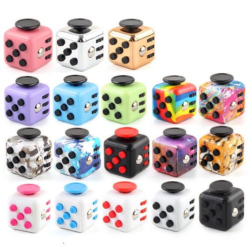 Fidget Cube 3D Anti-anxiety Focus Stress Reliever Toys Kids&Adult Hand Desk Toy - Imagen 2 de 34