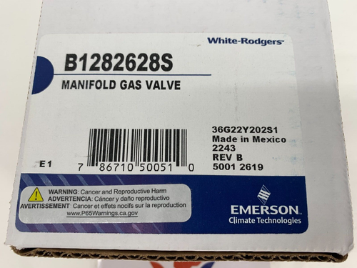 Válvula de gas colector de inodoro Goodman-Amana White-Rodgers Emerson B1282628S 3,5" 24 V - Imagen 2 de 9