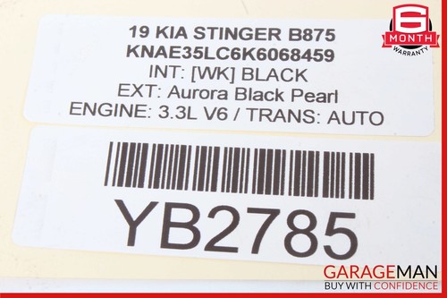 18-23 Kia Stinger Auto Transmission Gear Shifter Lever 46700-J5100 OEM - Picture 10 of 10