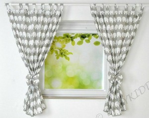 Children Bedroom Window Curtains Decoration With Bows Ebay