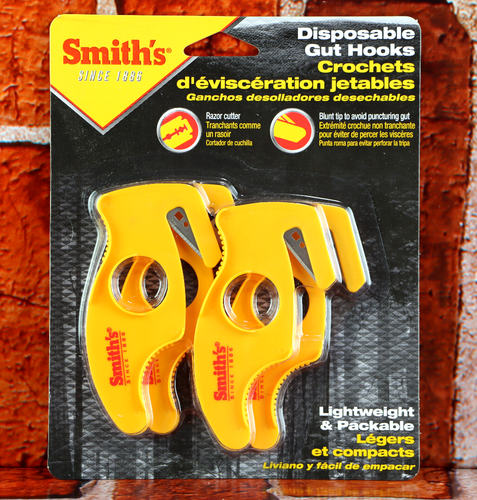 Smith's Disposable Gut Hooks 4-Pack Blunt Tip Lightweight Packable 50779 - Picture 1 of 6
