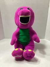 Barney Purple Dinosaur Talking Plush Vintage 1993 Toy Lyons Playskool 71245