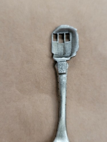 *SAN FRANCISCO* CABLE CAR & GOLDEN GATE BRIDGE*PEWTER SPOON COLLECTIBLE VTG - Picture 5 of 5