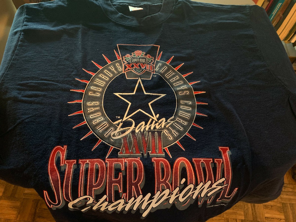 Vintage Dallas Cowboys 1993 XXVII Super Bowl Champions T-Shirt XL