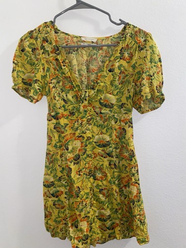 Urban Outfitters Gr. XS Bettie Twist Floral Hawaii Print Minikleid - Bild 2 von 4
