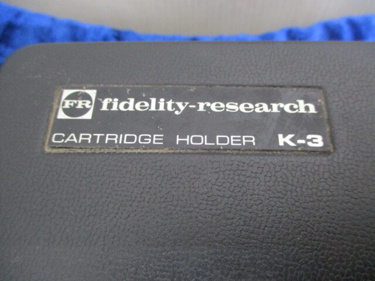 Fidelity Research FR K-3 Cartridge Keeper Headshell Case Box