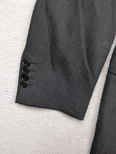 Missoni Mens 44L Gray 100% Wool Blend Sport Coat Blazer Jacket 3 Button - Picture 3 of 17
